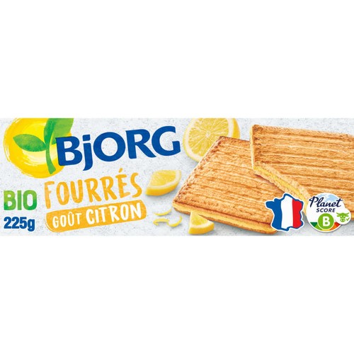 Bjorg Fourrés Citron, Bio 225g