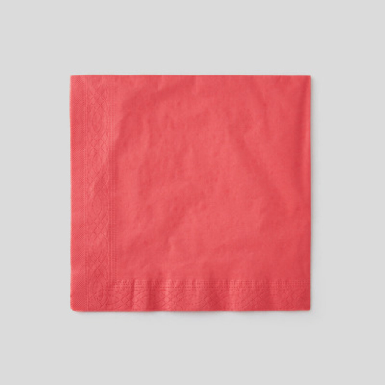 Serviette Damascato En Airlaid Rouge 40x40cm (1000 Unités