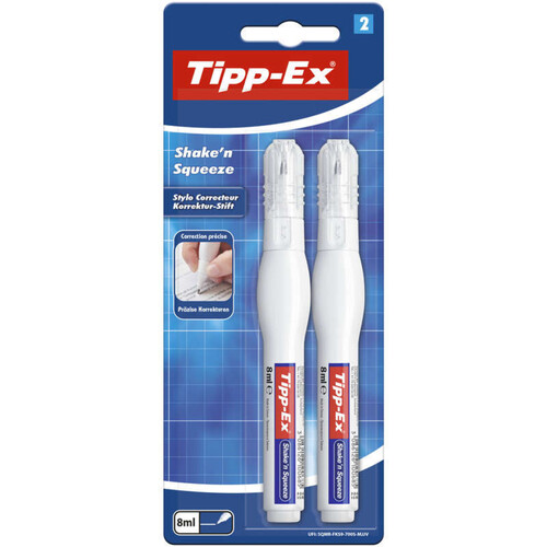 Tipp-Ex 2 Stylos Correcteurs - Shake'N Squeeze