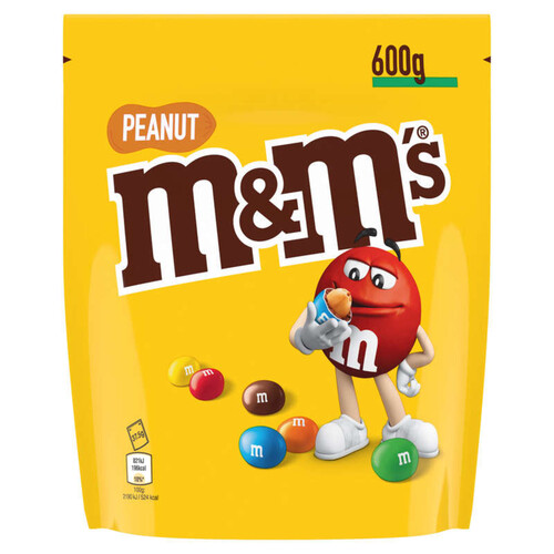 M&M'S cacahuéte peanut pochon 600g