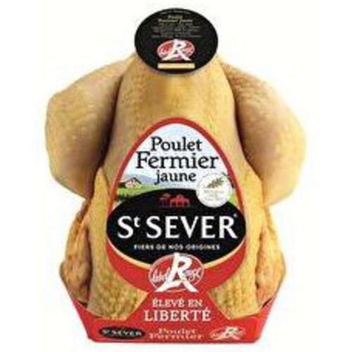 St Sever Poulet Fermier Jaune Label Rouge 1.2kg