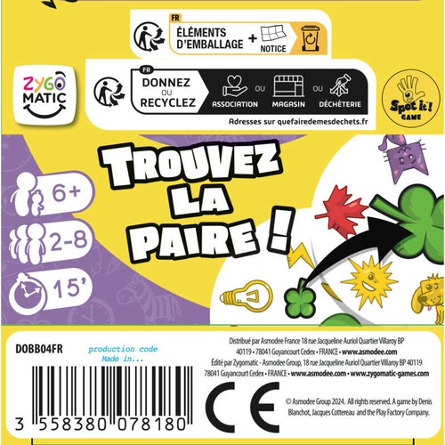 Asmodee Dobble Classique Blister Eco