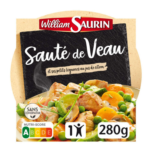 William Saurin Sauté de veau et ses petits légumes 280g