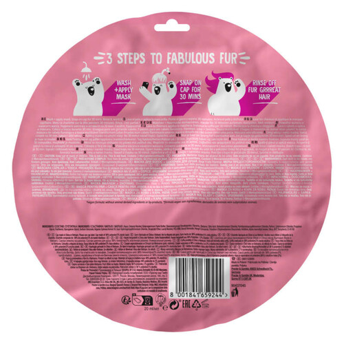 Bear Fruits Masque Capillaire Lissage + Charlotte Flamant Rose 20 ml