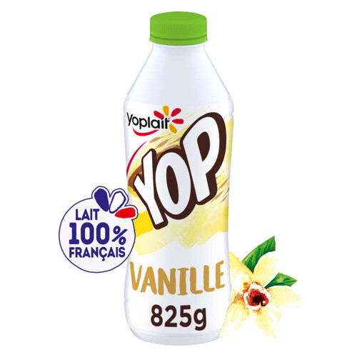 Yoplait yop yaourt a boire parfum vanille bouteille 825g