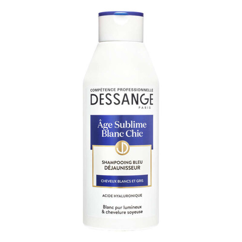 Dessange Âge Sublime Blanc Chic Shampooing Bleu Déjaunisseur 250ml