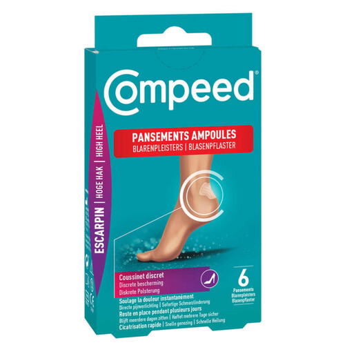 Compeed Pansements Ampoules Talons Haut Boite x6