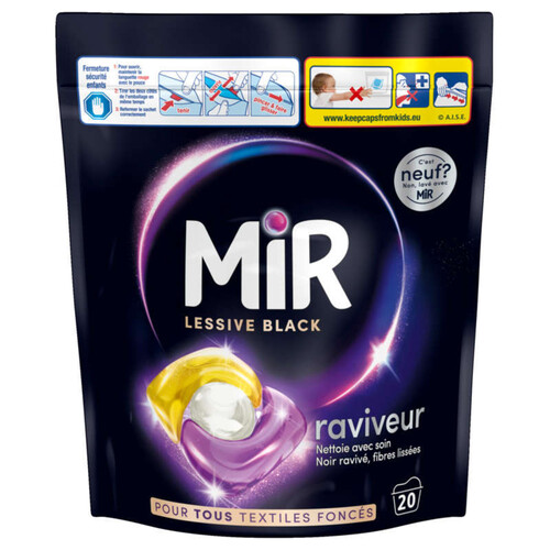 Mir Lessive Black Capsules *20 Lavages