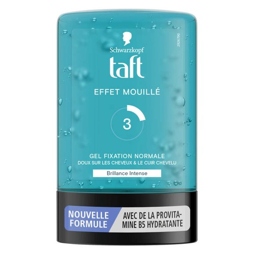 Taft Gel coiffant Effet mouillé Brillance intense 300ml