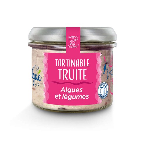 Algae Tartinable de truite Algues et légumes 90g