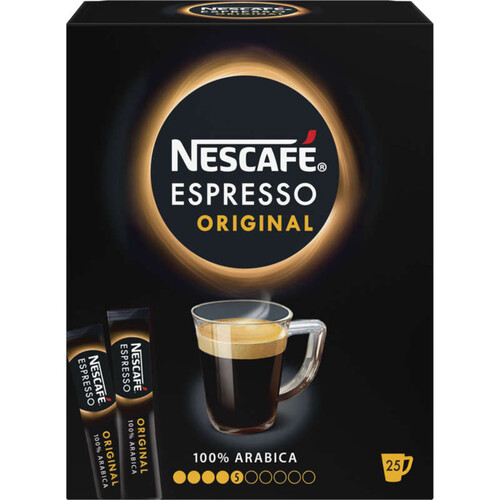 Nescafé Espresso Original Café Soluble Boîte 25X1,8G