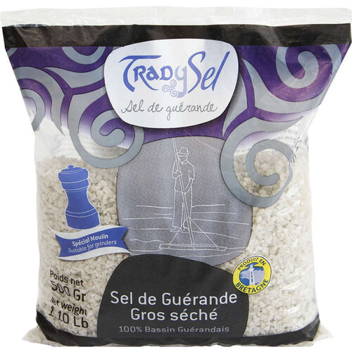 Tradysel Gros Sel Gris Séché de Guérande 500g