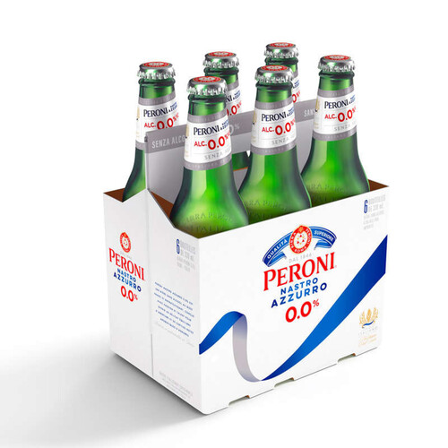 Peroni Nastro Azzurro Bières sans alcool 6x33cl