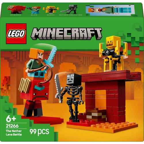 LEGO Minecraft bataille de la Lave du Nether 6+