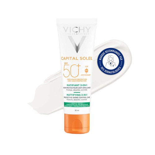 [Para] Vichy Capital Soleil Matifiant 3-en-1 SPF50+ 50ml