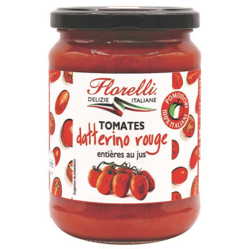 Florelli Tomates Datterino Rouge Entières au jus 350g