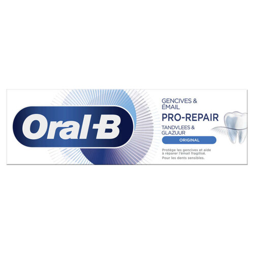 Oral-B Dentifrice Pro-Repair Gencives Et Émail Original 75Ml