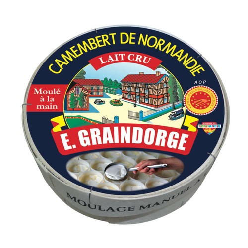 E. Graindorge Camembert Au Lait Cru, Normandie 250g