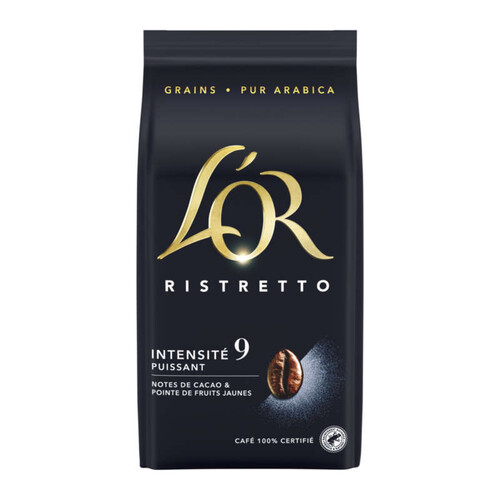 Nouveau paquet 500g grains L'OR Ristretto, Profitez d'un moment intense  grâce au goût puissant du nouveau café en grains L'OR Ristretto, maintenant  disponible en paquet de 500 grammes