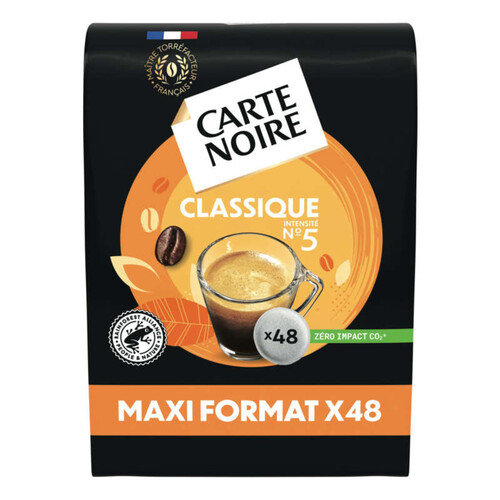 Carte Noir Café Classique, Maxi Format 48 dosettes, 336 g