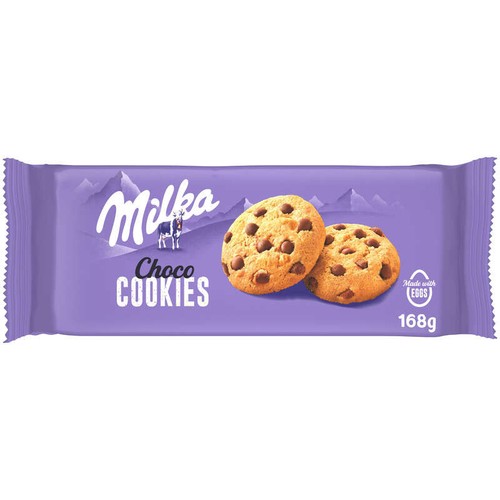 Milka Cookies aux pépites de Chocolat 168g