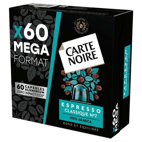 Carte Noire Café Capsules Compatibles Nespresso Espresso 7 330g