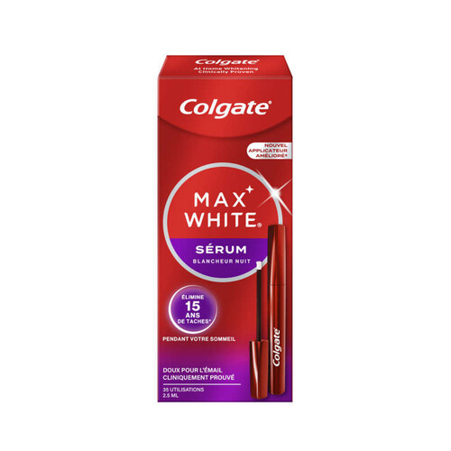 Colgate Max white serum blancheur nuit 5ml