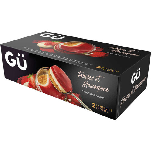 GÜ Cheesecake à la fraise des bois 2x87g