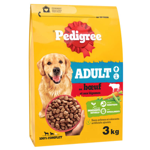 Pedigree Croquettes Boeuf Chien Adulte 2kg