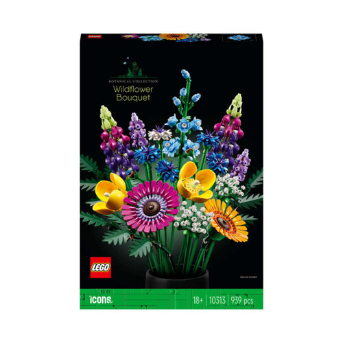 Lego icons bouquet de fleurs sauvages