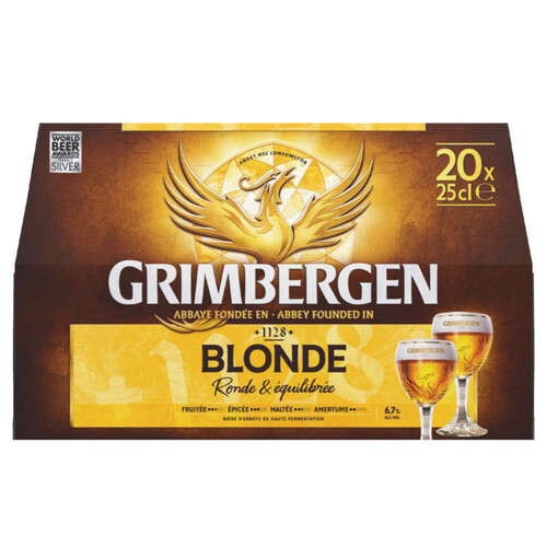 Grimbergen Bière blonde 20x25cl
