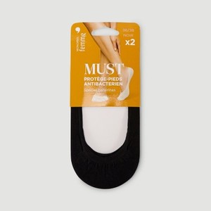 Monoprix Femme Lot De 2 Protège-Pieds Beige T35/38