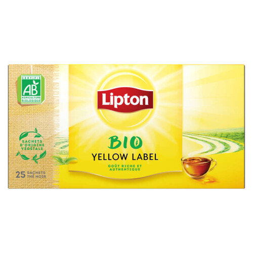 Lipton Yellow Label Bio en Sachets x25