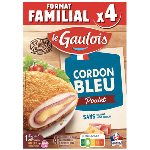 Le Gaulois Lg Cordon Bleu Poulet X4 400G