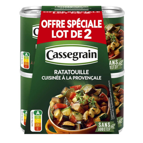 Cassegrain lot de deux ratatouilles 2x265gr