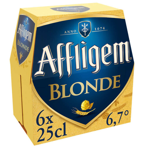 Affligem Bière Blonde d'Abbaye 6.7% 6x25cl