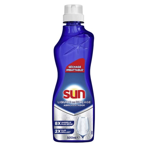 Sun Liquide de Rinçage Lave-Vaisselle Séchage Ultime 500 ml