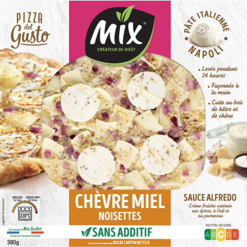 Mix Pizza Del Gusto Chèvre Miel Noisettes 380G