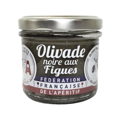 Fédération Française de l'apéritif Olivade Noire aux figues 100g