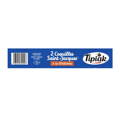 Tipiak Coquilles Saint-Jacques À La Bretonne Surgelées 220g