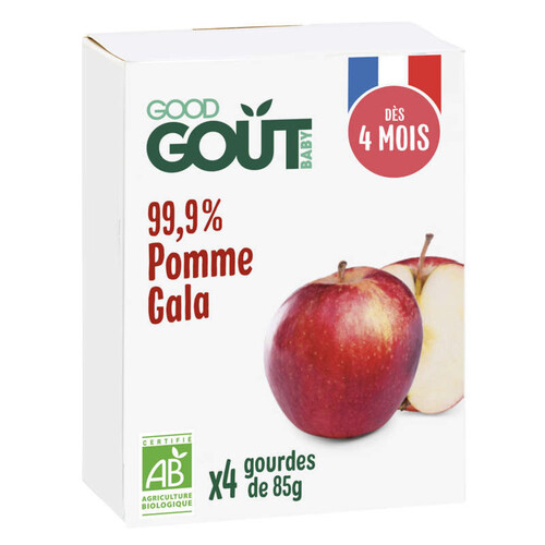 Good Goût Pomme Gala 4 x 85g