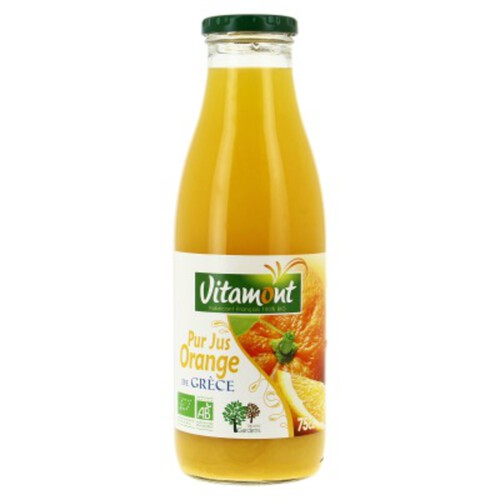 [Par Naturalia] Vitamont Pur Jus D'Orange De Grèce 75Cl Bio