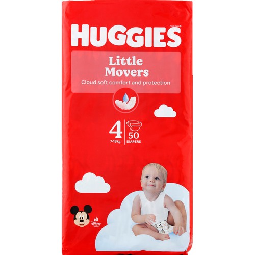 Huggies Little movers couches T4 x50