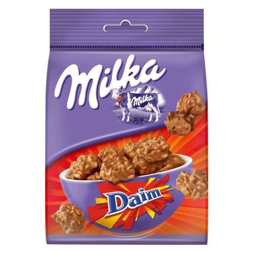Milka Snax Chocolat au Lait et éclats de Daim 145g