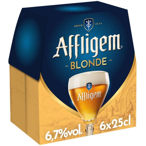 Affligem Bière Blonde d'Abbaye 6.7% 6x25cl