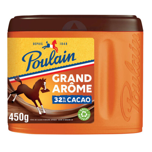 Poulain Grand Arôme Chocolat en Poudre 32% cacao 450g