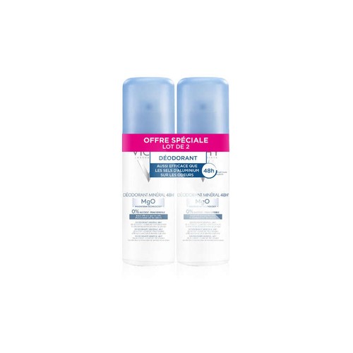 [Para] Vichy Déodorant Minéral 48h 2x125ml