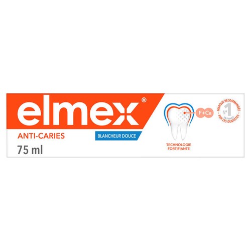 Elmex Dentifrice Anti-Caries Blancheur Douce 75ml