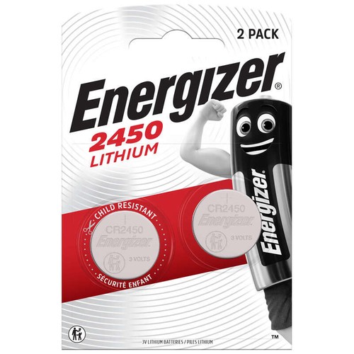Energizer 2 Piles Cr2450 Lithium