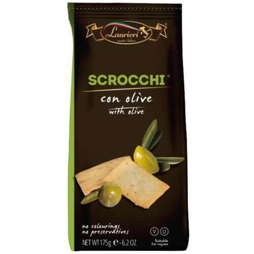 Crackers Scrocchiaux Olives 175g